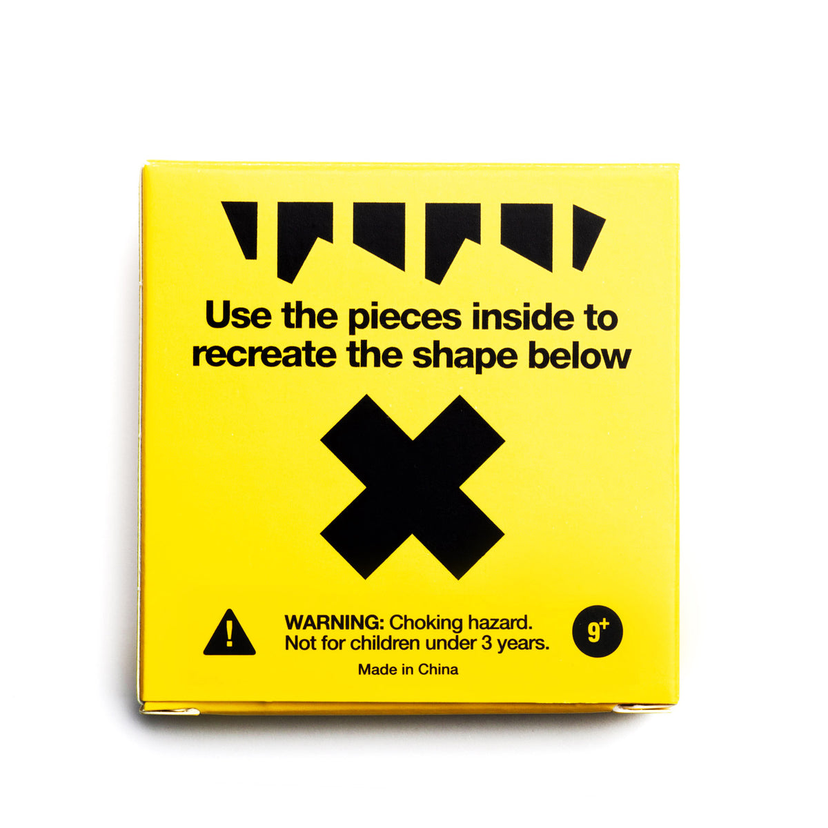 Letter X Tangram Brain Teaser Puzzle | Intermediate Level 2 | Can